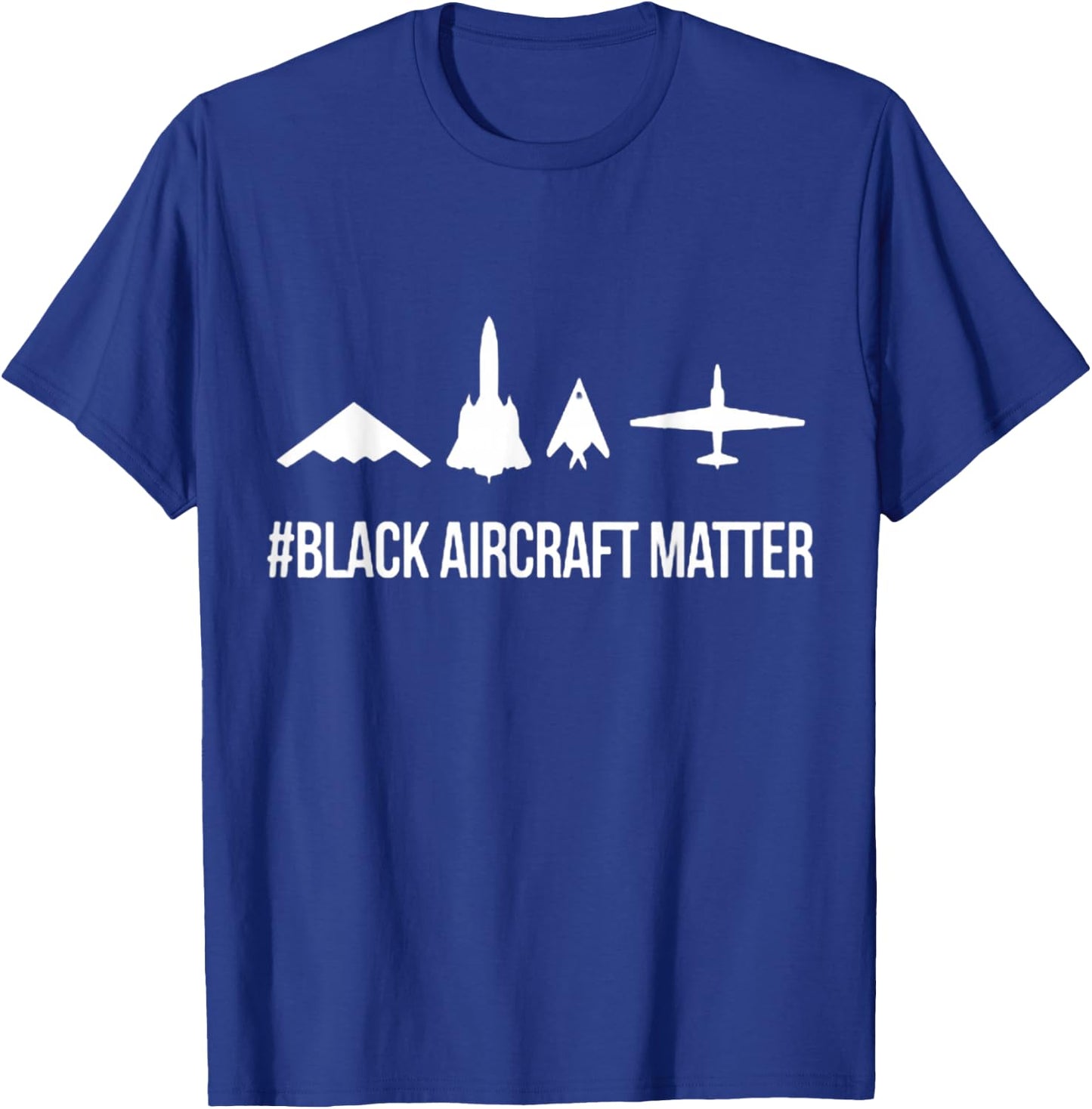 Mechanic Gift- Black Aircraft Matter For Aircraft Mechanic T-Shirt - T-Shirt | Royal