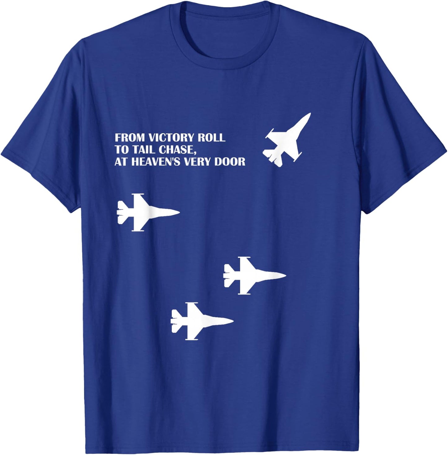 Military Missing Man Formation Design T-Shirt - T-Shirt | Royal