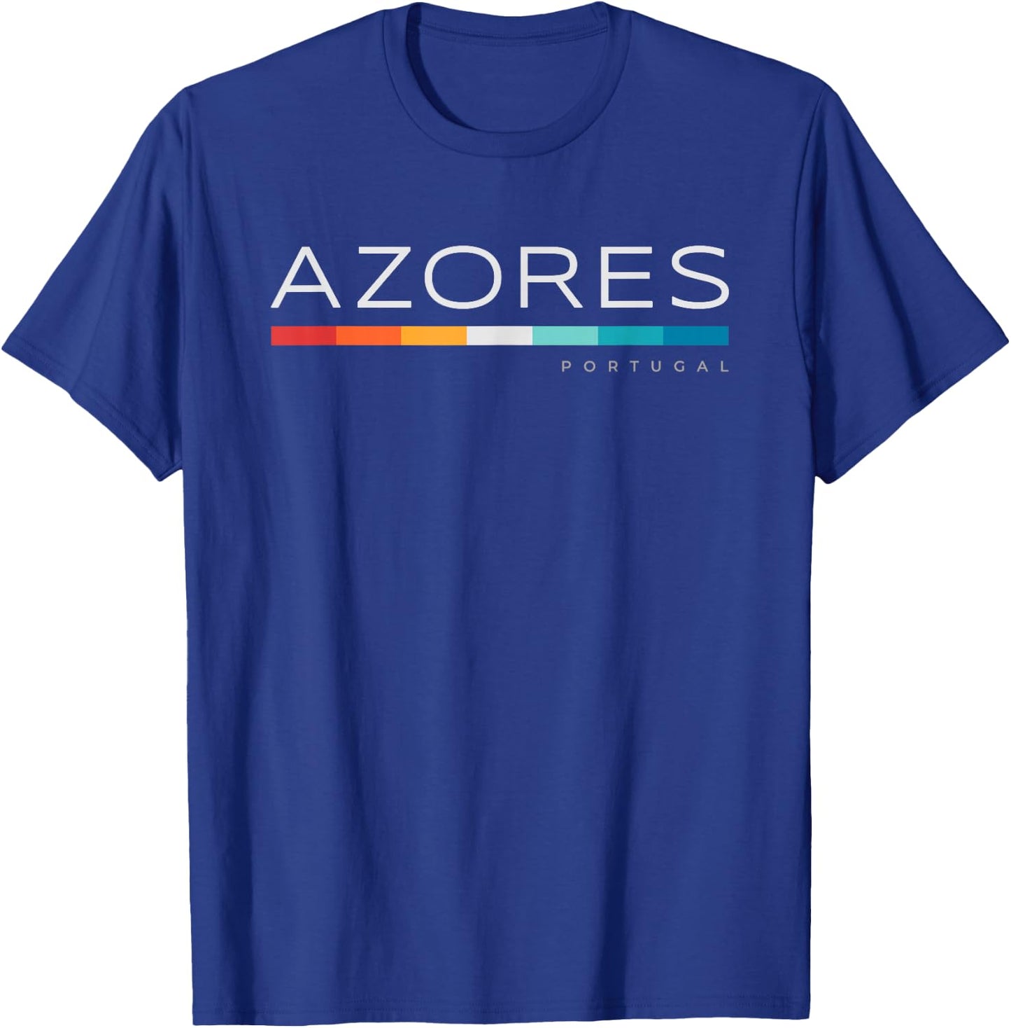 Azores Portugal Retro Design T-Shirt - T-Shirt | Royal
