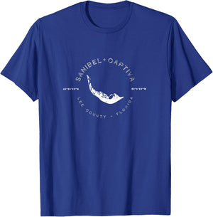 Sanibel and Captiva Island Graphic Vintage T T-Shirt - T-Shirt | Royal