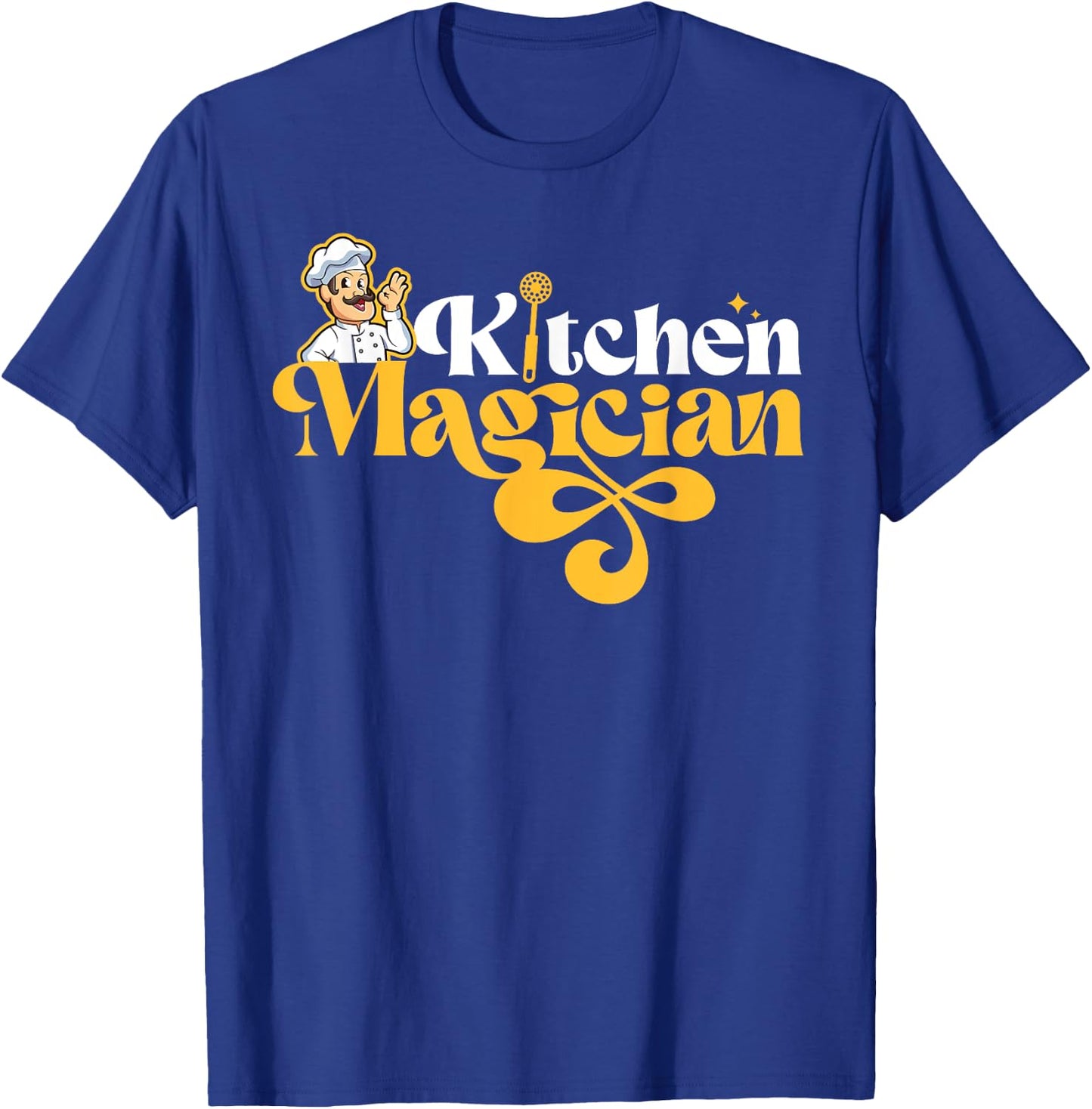 Cooking Cook Kitchen Chef Kitchen Magician T-Shirt - T-Shirt | Royal