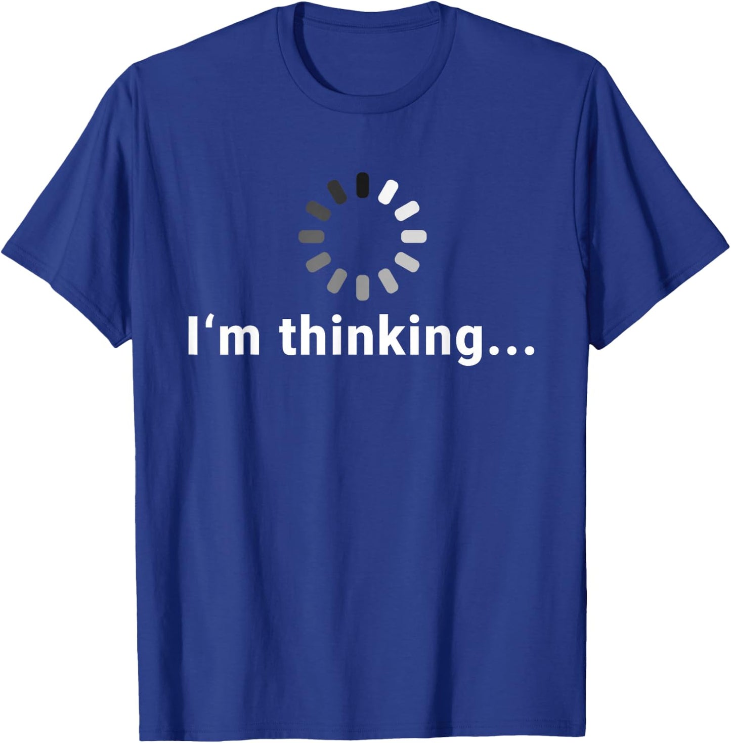 I'm Thinking | Fun Design Boys & Graphic Small T-Shirt - T-Shirt | Royal