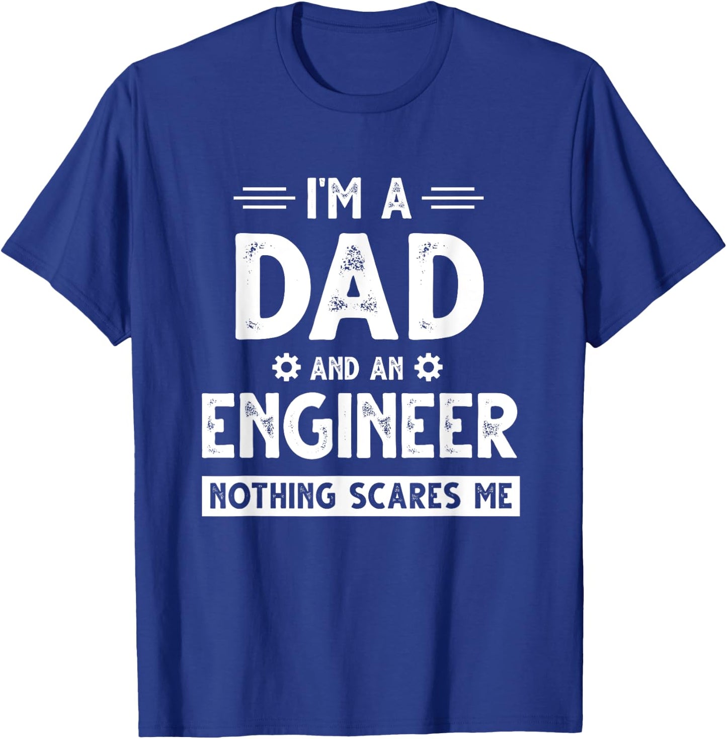 Cute Engineer Dad Men Father's Day Mechanical Engineering T-Shirt - T-Shirt | Royal