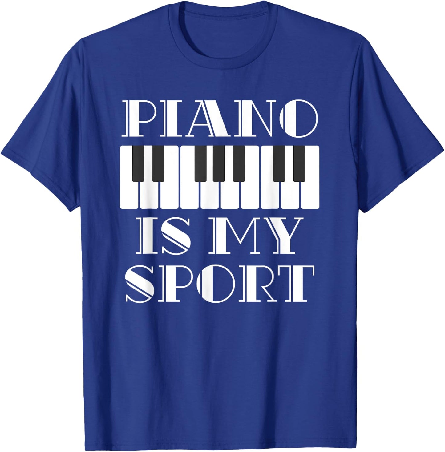 Musician Piano Player Gift Piano T-Shirt - T-Shirt | Royal