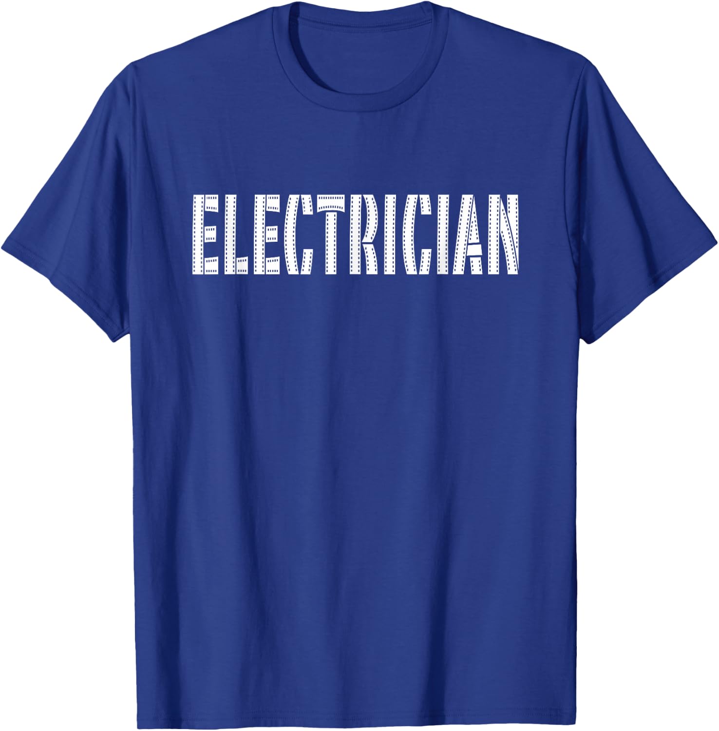 Movie Making Job Outfit Film Crew Positions - Electrician T-Shirt - T-Shirt | Royal