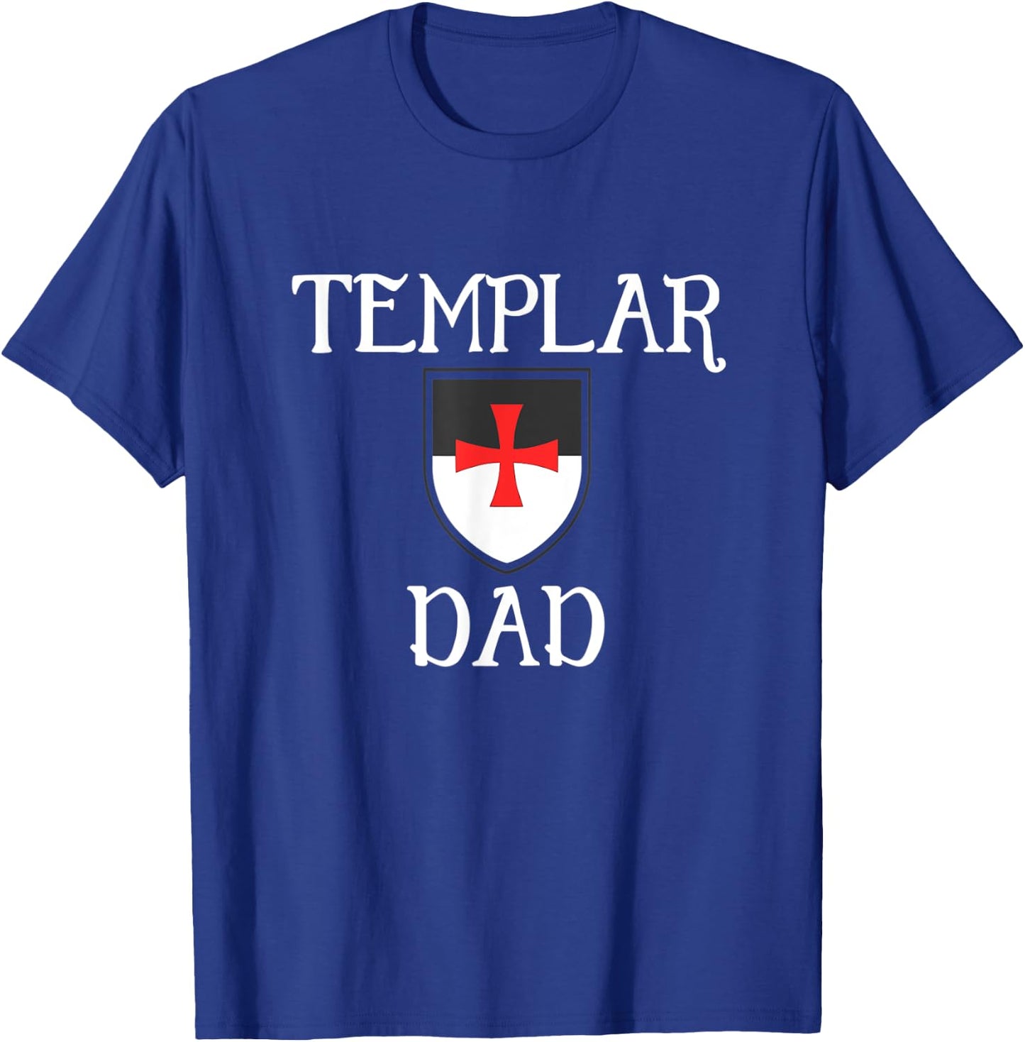 Knights Templar Dad Shield Medieval Seal T-Shirt - T-Shirt | Royal