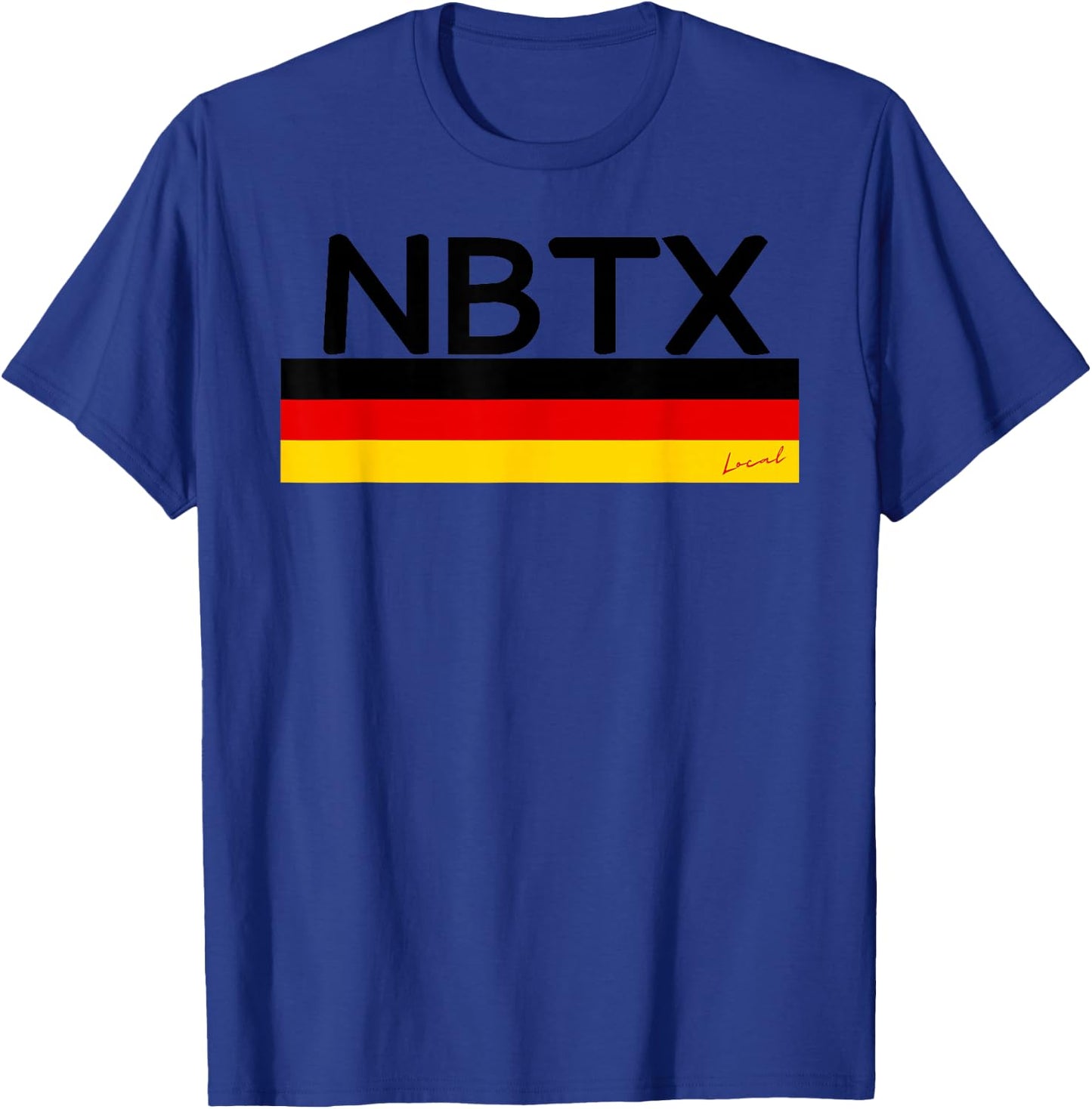 NBTX New Braunfels Texas Local T-Shirt - T-Shirt | Royal