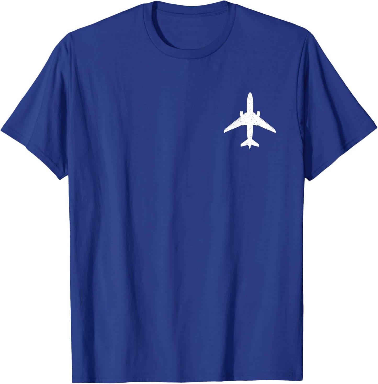 Airplane Airline Pilot Aviator Aviation Aircraft Lover T-Shirt - T-Shirt | Royal