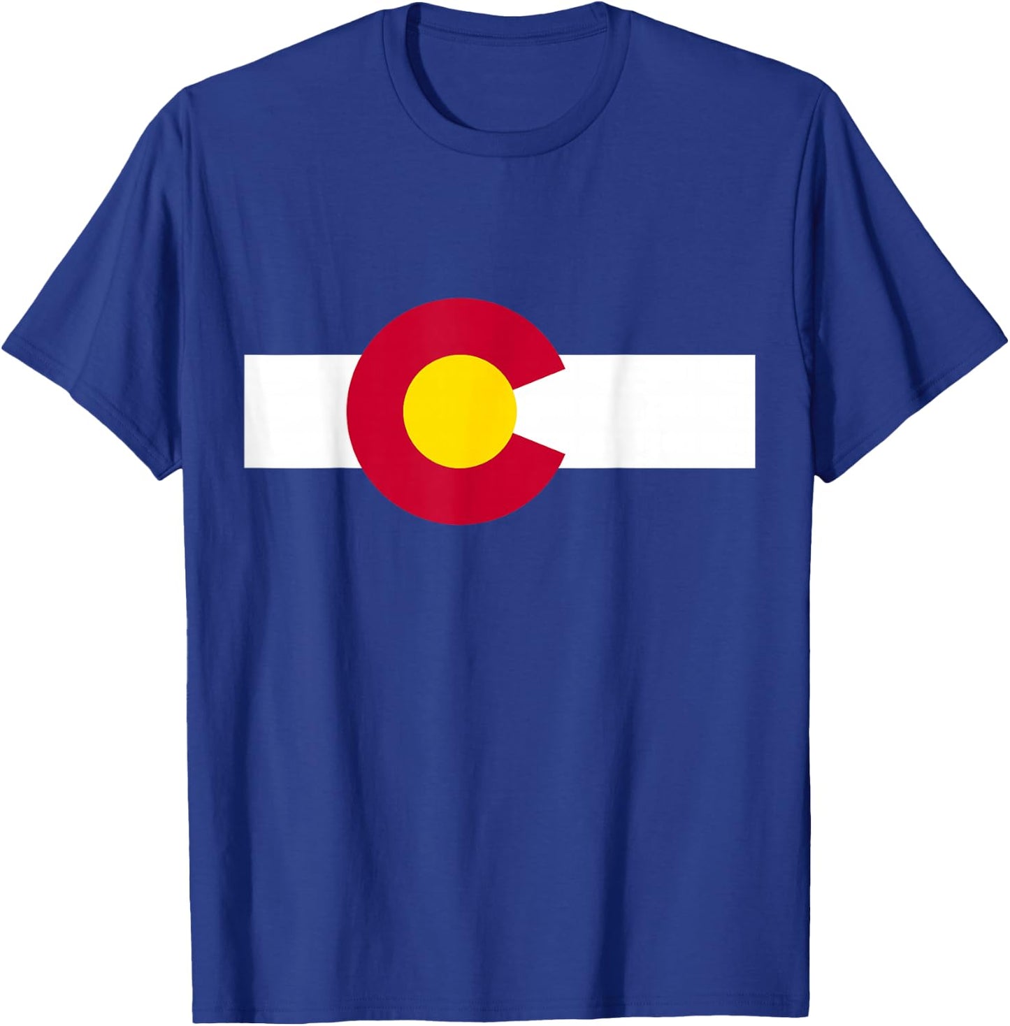 Colorado Flag Men Women Kids Youth Mom Dad Boys Girl T-Shirt - T-Shirt | Royal
