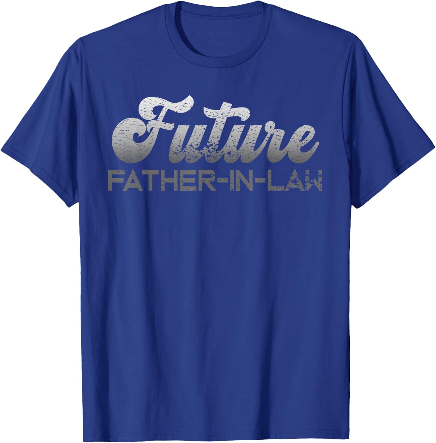 Vintage Future Father-In-Law Gift Wedding Proposal Engaged T-Shirt - T-Shirt | Royal