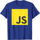 Developer JavaScript React Angular Vue Node Programmer Geek Coding T-Shirt - T-Shirt | Royal