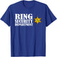 Ring Security Department Shirt for Bearer Wedding Boys Party T-Shirt - T-Shirt | Royal