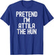 Simple Easy Pretend I'm Attila The Hun Halloween Costume T-Shirt - T-Shirt | Royal