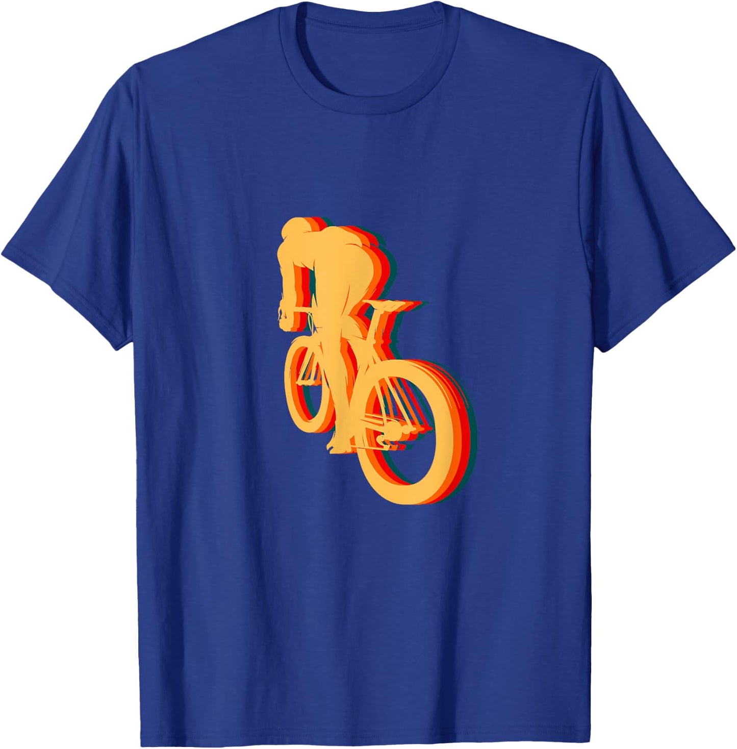 Road Biking Bicycle Cycling T-Shirt - T-Shirt | Royal