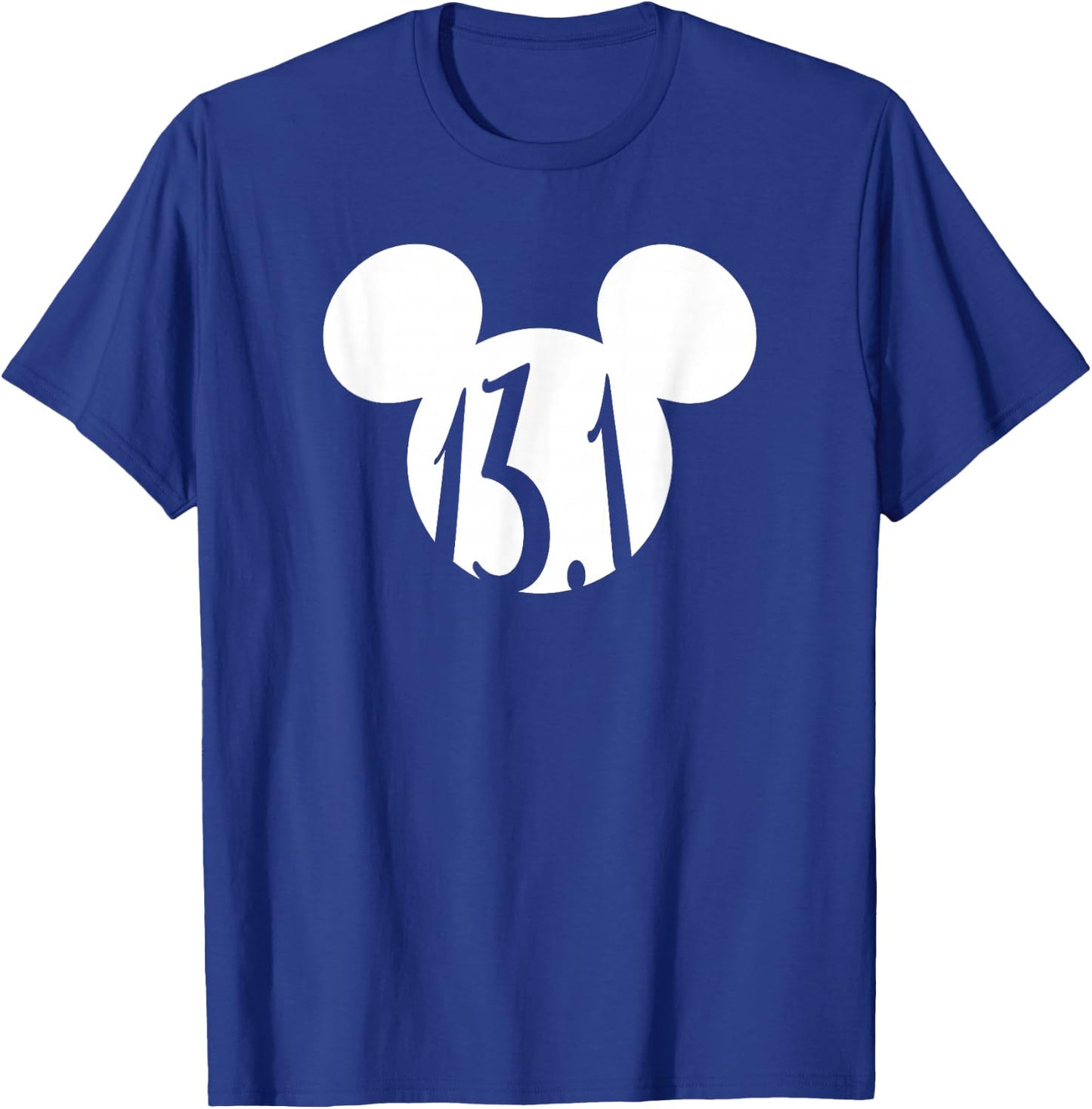 Disney Mickey Mouse Half Marathon 13.1 Fitness Runner T-Shirt - T-Shirt | Royal