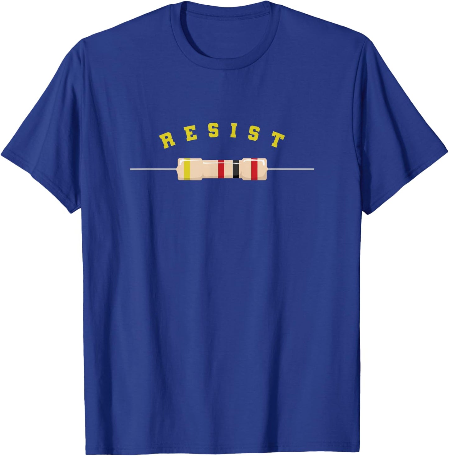 Resist Electronic Component Electronics T-Shirt - T-Shirt | Royal