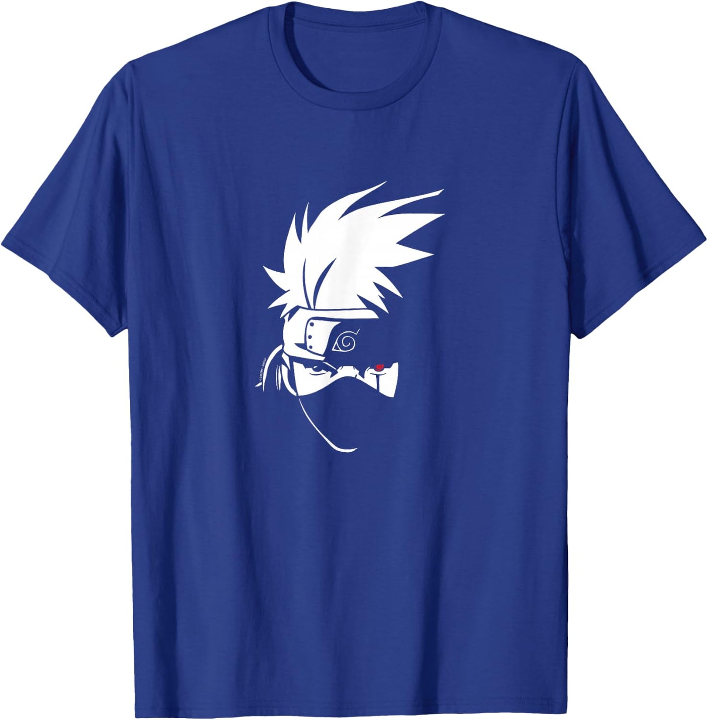 Naruto Shippuden Kakashi Head Anime T-Shirt - T-Shirt | Royal