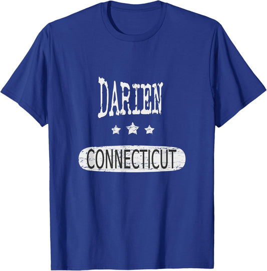 Vintage Darien Connecticut T-Shirt - T-Shirt | Royal
