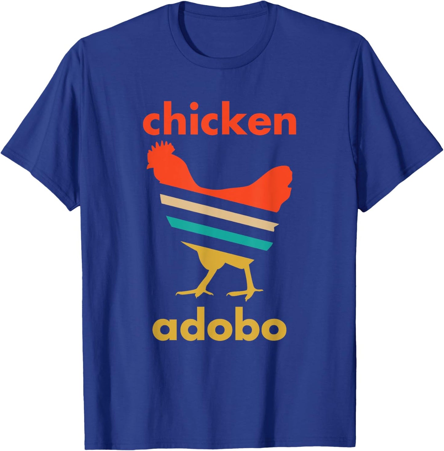 Funny Filipino Adobo Shirt Chicken Adobo Retro Style T-Shirt - T-Shirt | Royal