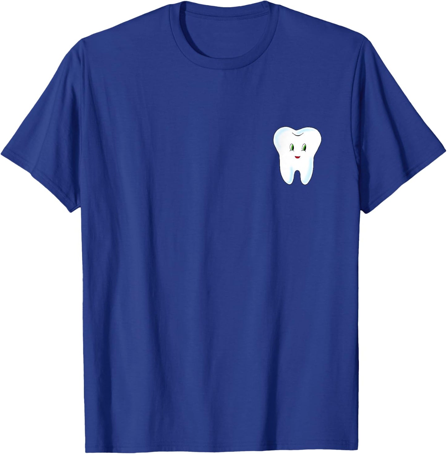 Small Tooth Cartoon T-Shirt - T-Shirt | Royal