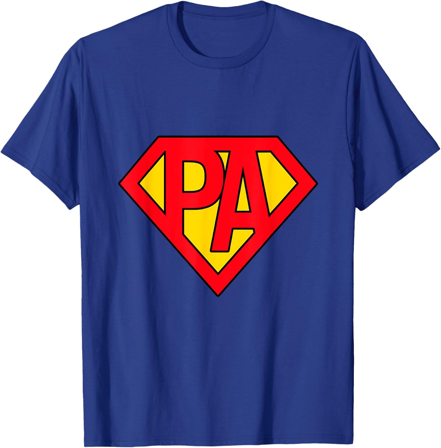 Physician Assistant Super-Hero PA Costume Halloween Gifts T-Shirt - T-Shirt | Royal