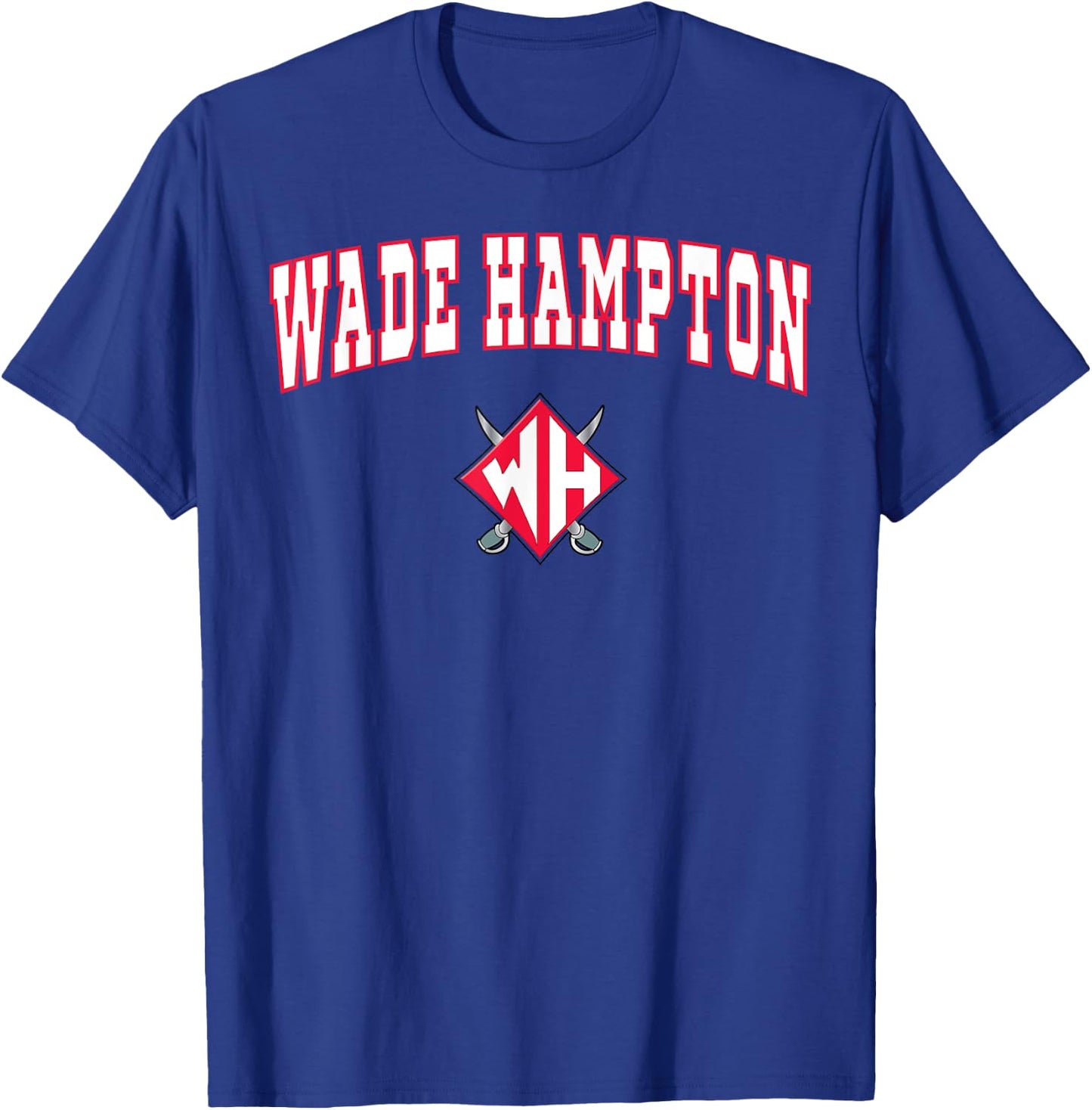 Wade Hampton High School Generals C2 T-Shirt - T-Shirt | Royal