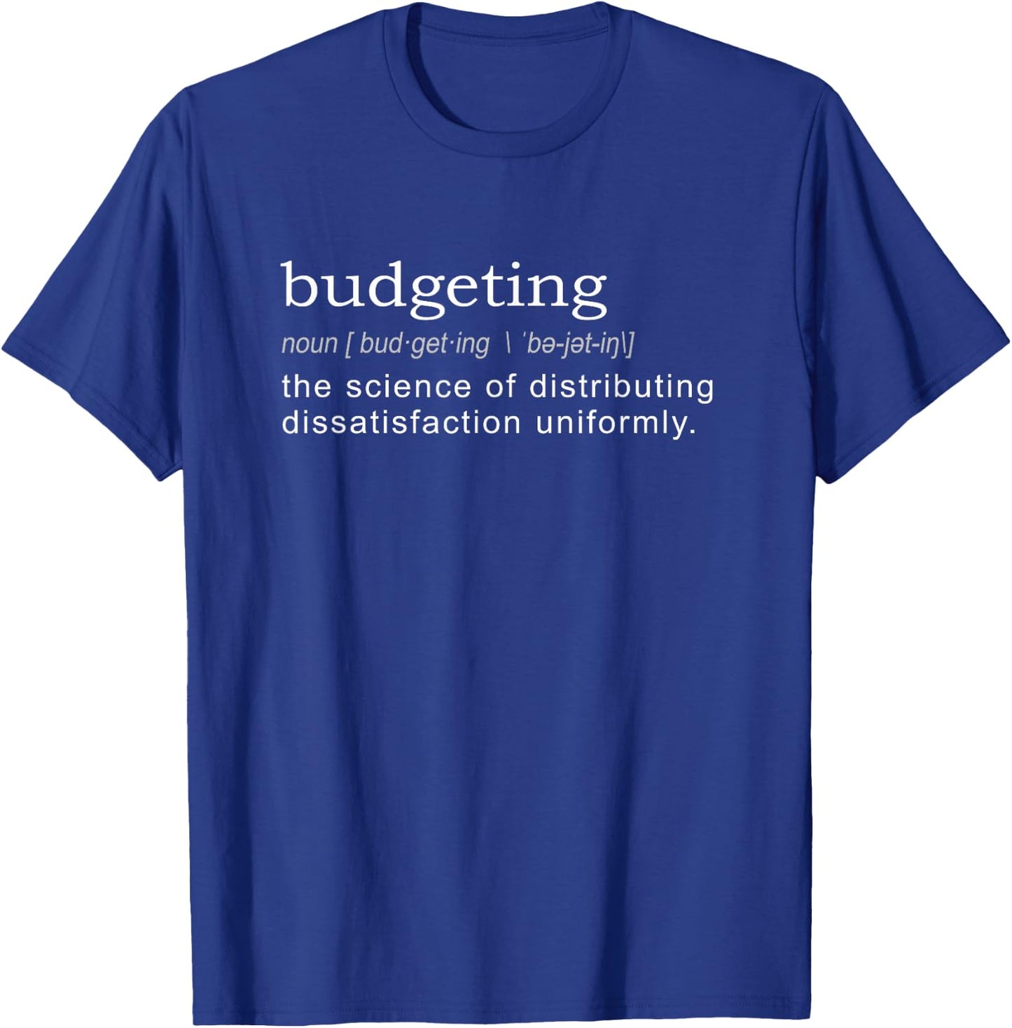 Best Lucomic Budgeting Definition Funny Gift T-Shirt - T-Shirt | Royal