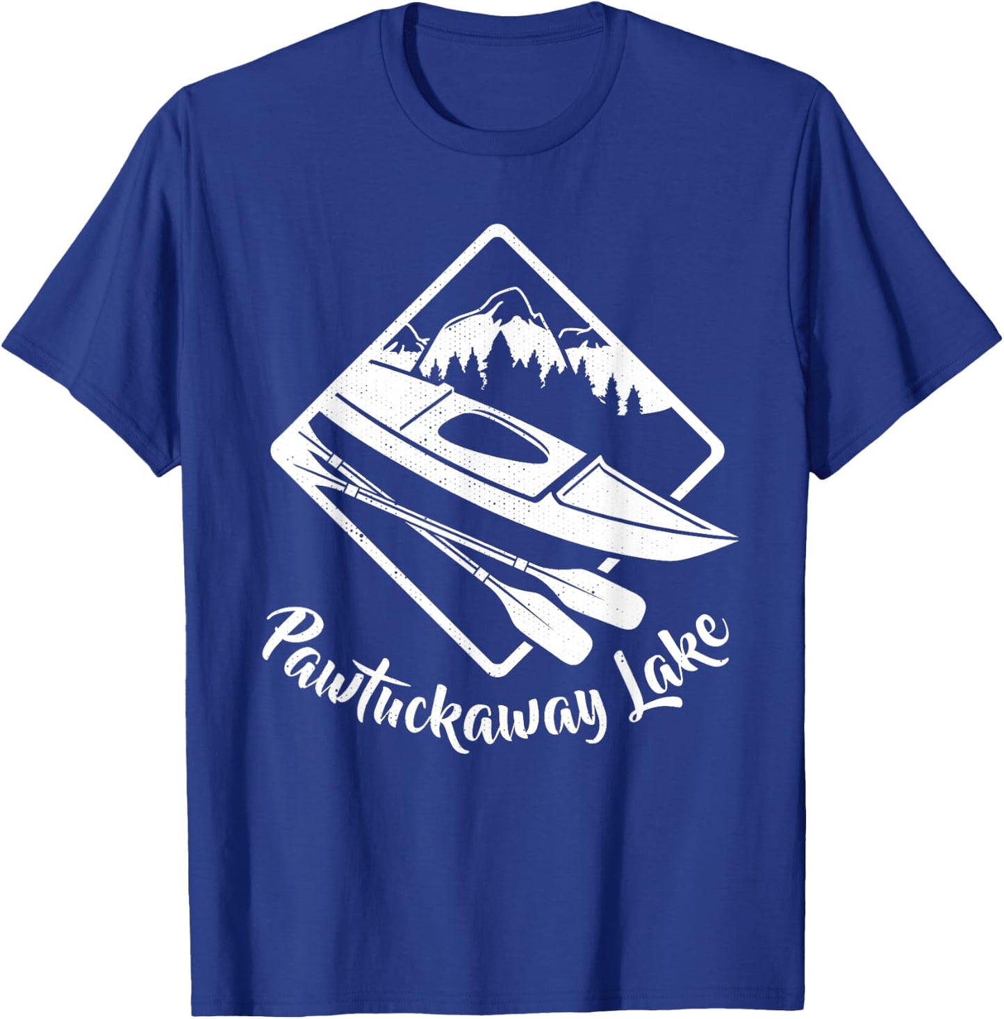 Pawtuckaway Lake Kayak Kayaking Boating Camping Rafting T-Shirt - T-Shirt | Royal