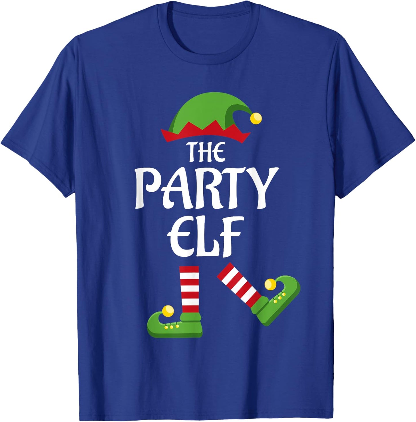 Party Elf Family Matching Group Christmas Dancing T-Shirt - T-Shirt | Royal