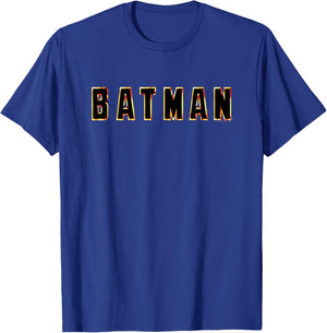 Batman (1989) Title Logo T-Shirt - T-Shirt | Royal