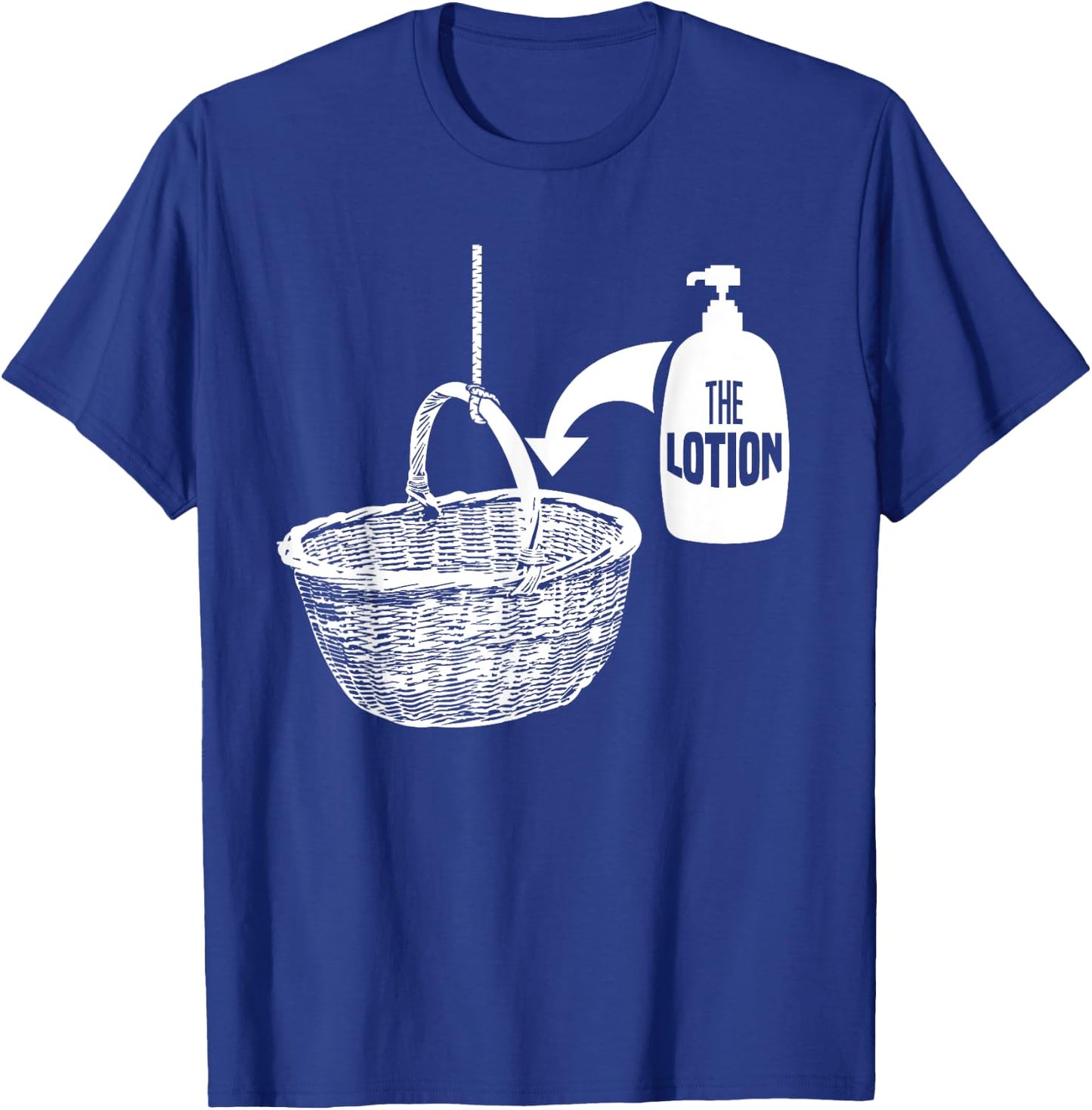 Put the Lotion in the Basket Shirt Creepy Halloween Torture T-Shirt - T-Shirt | Royal