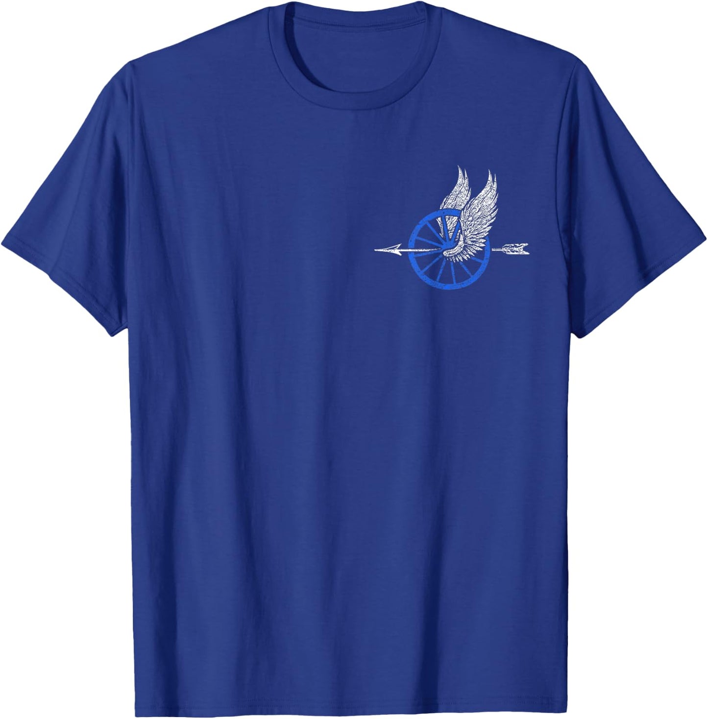 Police Motor Unit Wings Wheel and Arrow for Motor Officer T-Shirt - T-Shirt | Royal