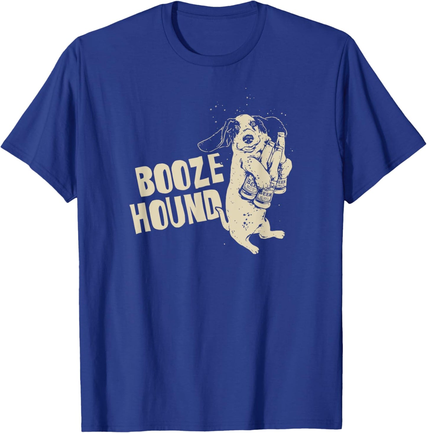 Booze Hound Beer Lover Present Drunk Basset Hound Dog Lover Women T-Shirt - T-Shirt | Royal