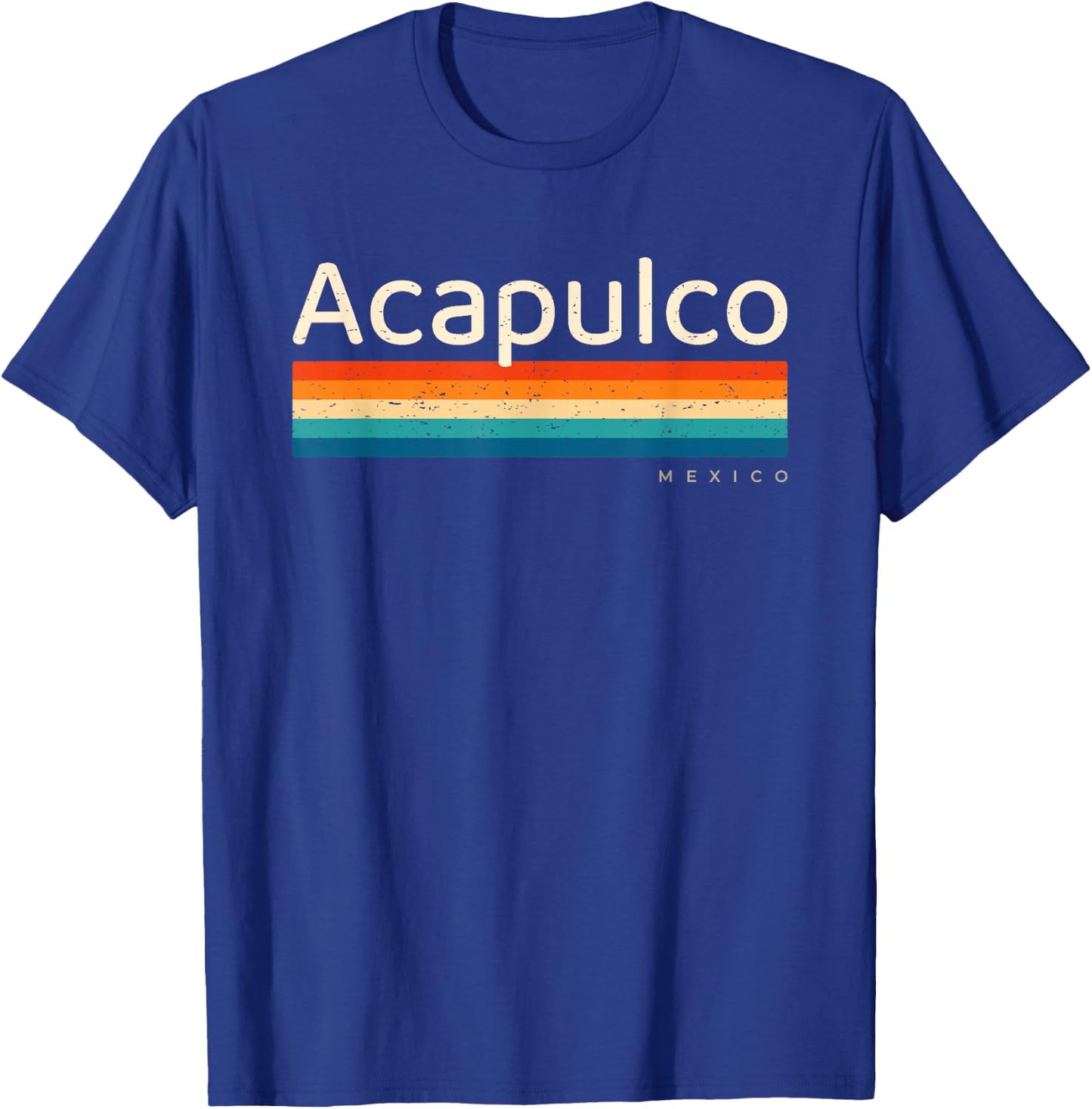 Acapulco Mexico Retro Design T-Shirt - T-Shirt | Royal
