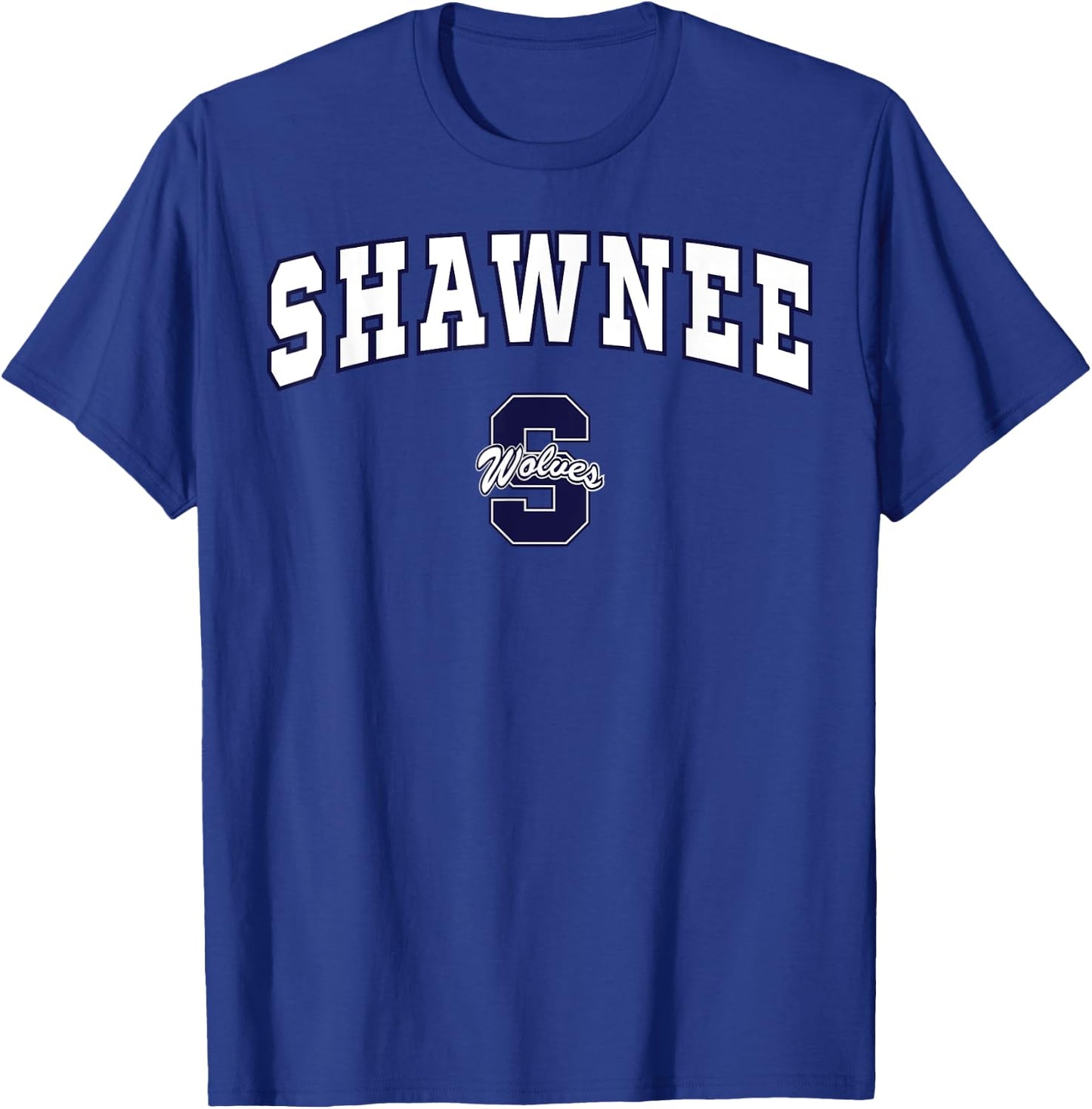 Shawnee High School Wolves C2 T-Shirt - T-Shirt | Royal