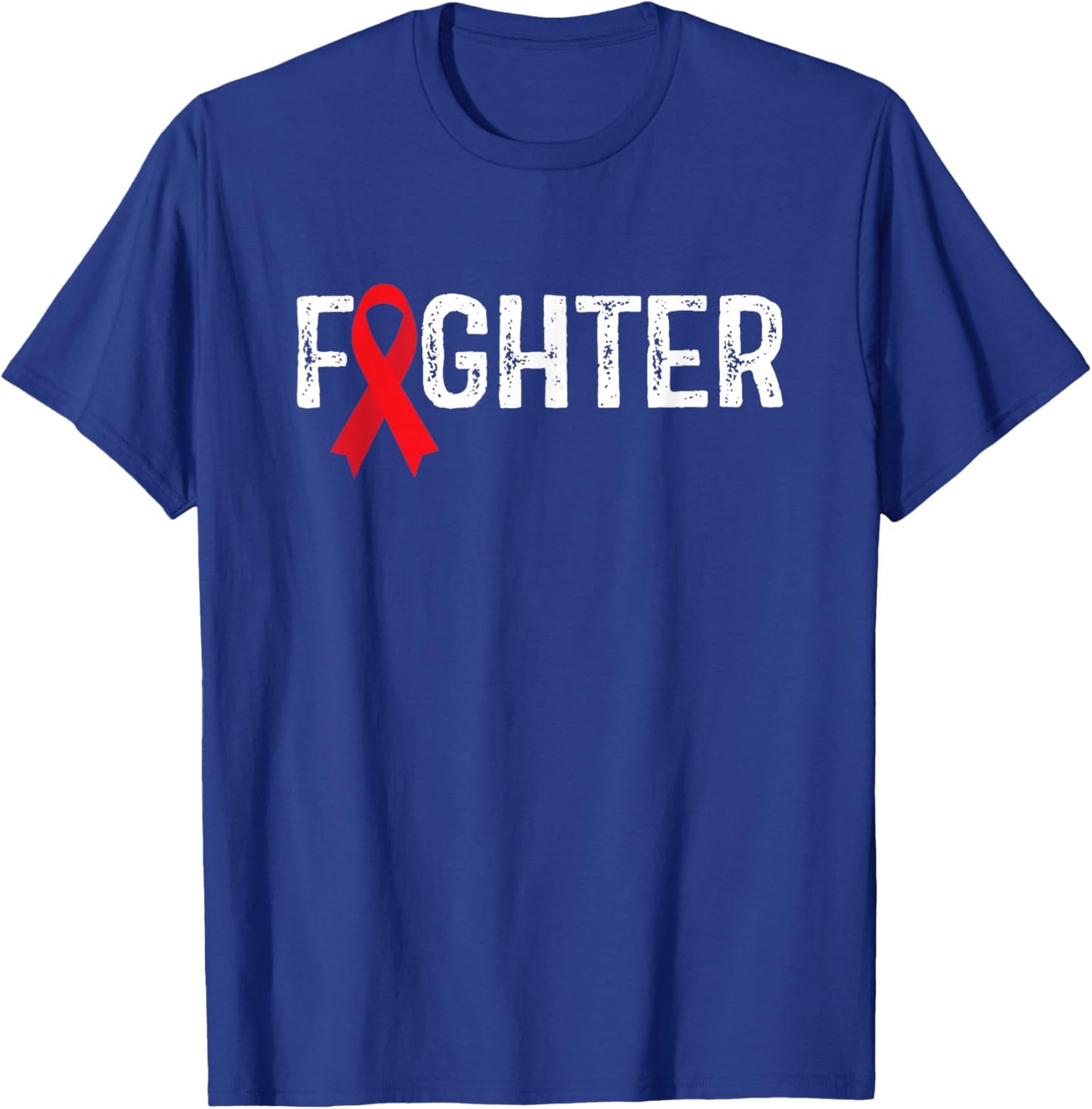 Fighter Blood Cancer Awareness T-Shirt - T-Shirt | Royal