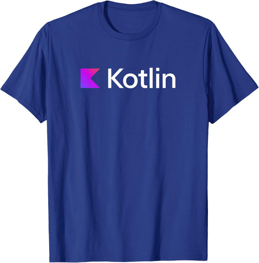 Kotlin - Server-Side Application Development, Programming v1 T-Shirt - T-Shirt | Royal