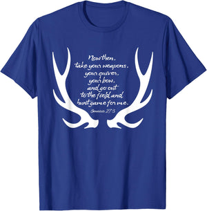 Hunting Men's Apparel Hunter Genesis 27:3 T-Shirt - T-Shirt | Royal