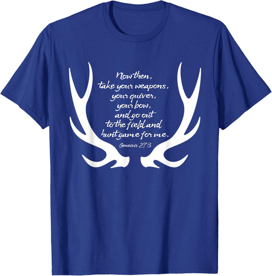 Hunting Men's Apparel Hunter Genesis 27:3 T-Shirt - T-Shirt | Royal