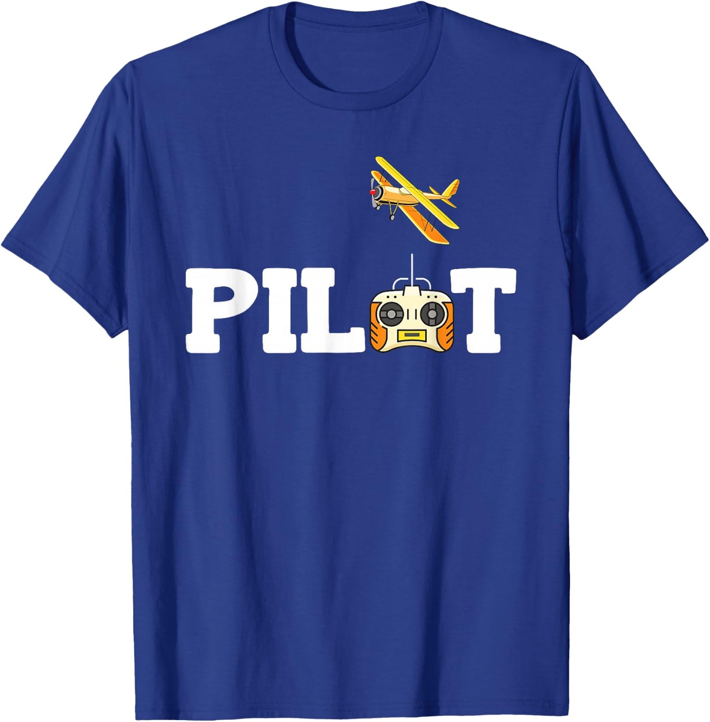 RC Pilot Model Aeroplane Remote Controlled Aeroplane RC Tarpaulin T-Shirt - T-Shirt | Royal