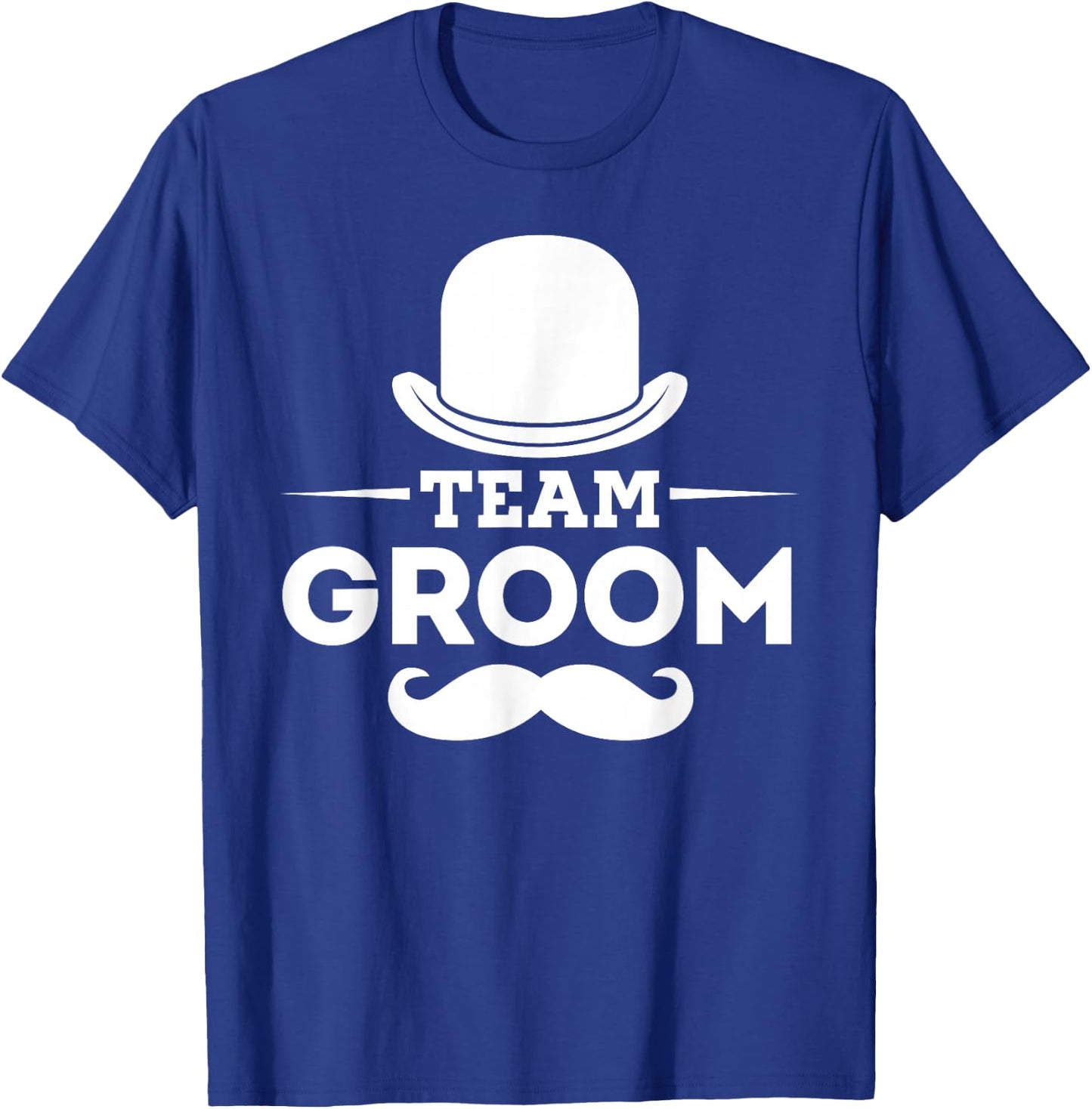 Team Groom Crew Party Squad Grooms Bachelor T-Shirt - T-Shirt | Royal