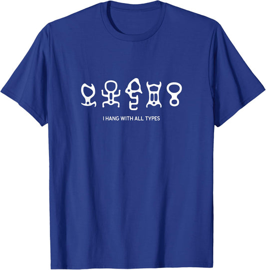 Canyoneering Rappelling Descender Hang With All Types Shirt T-Shirt - T-Shirt | Royal