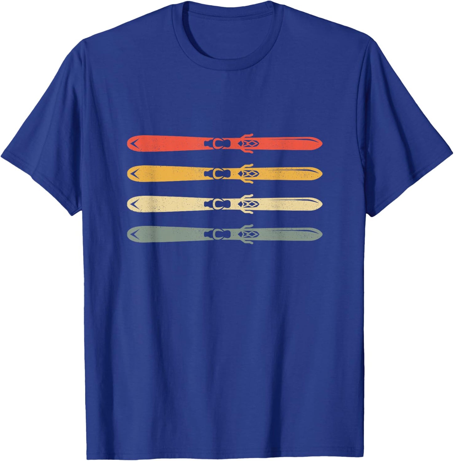Ski Clothing for Skiers -Kids, Girls Black Ski T-Shirt - T-Shirt | Royal