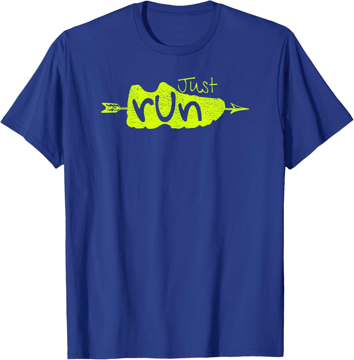 Just Run XC Running Shoe Cross Country Runners Training Gear T-Shirt - T-Shirt | Royal