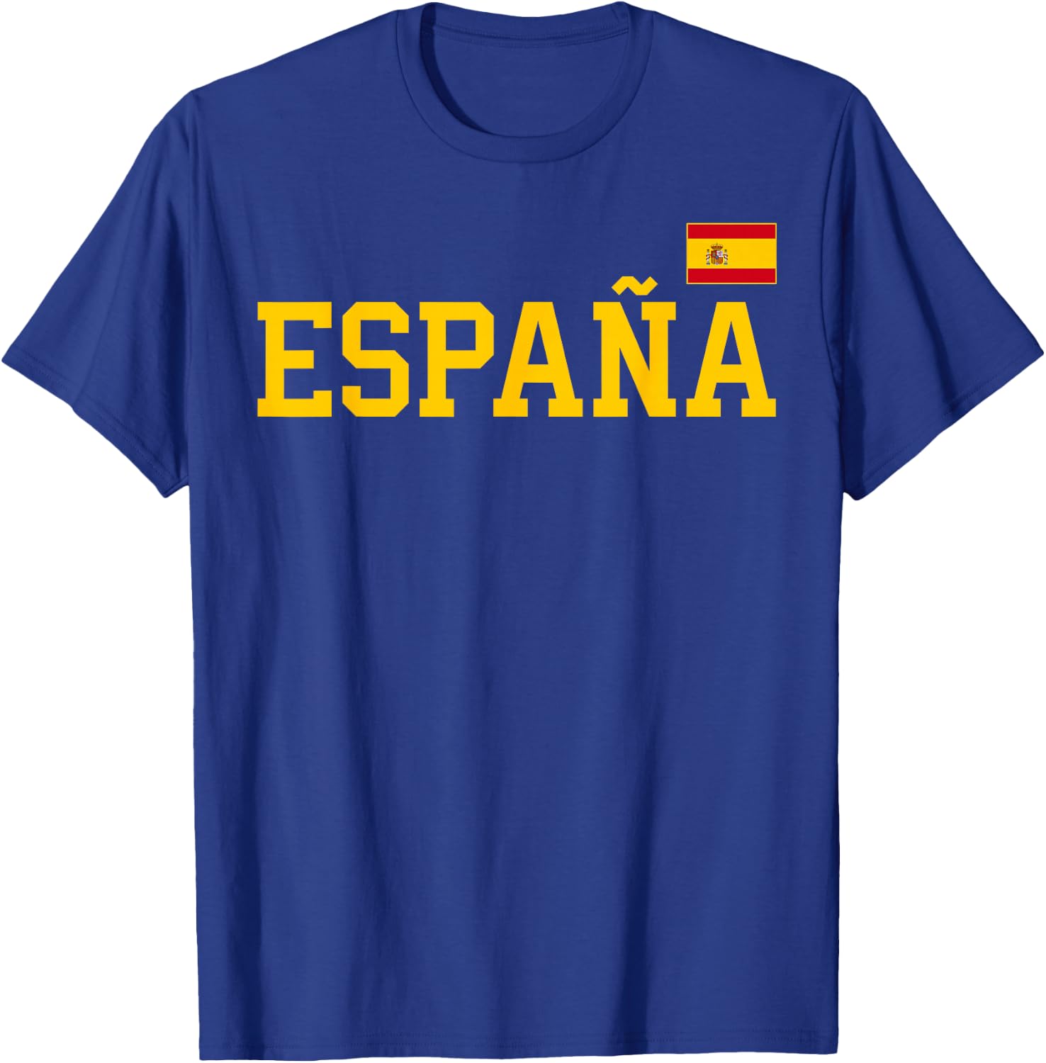 Spain T Shirt Women Men Kids Spanish Flag Red España T-Shirt - T-Shirt | Royal