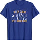 Keep Calm It'll Grow Back Funny Hairdresser Barber T-Shirt - T-Shirt | Royal
