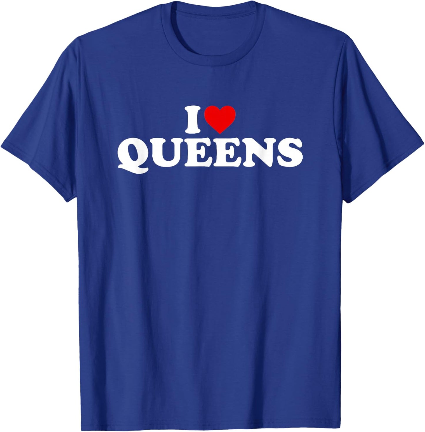 I Love Queens Heart T-Shirt - T-Shirt | Royal