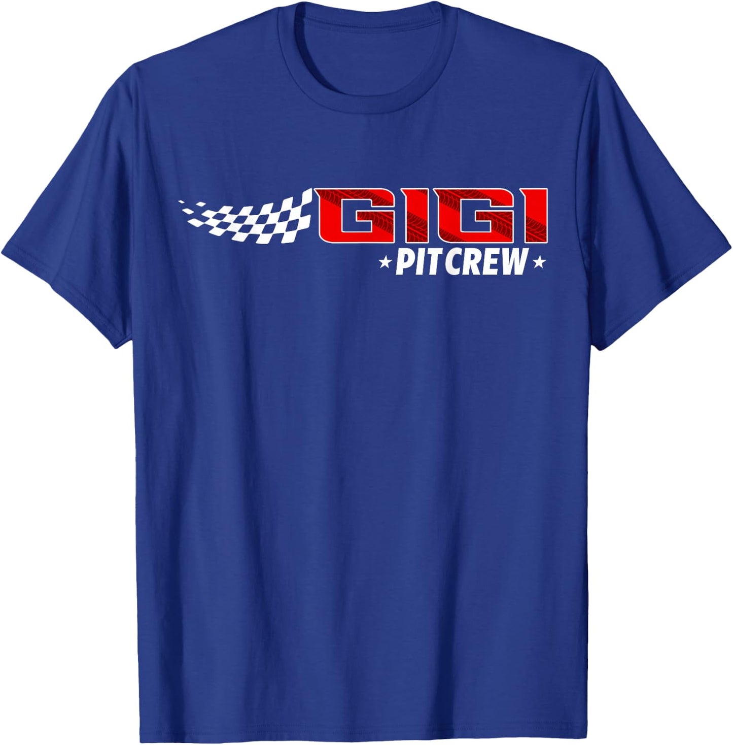 Race Car Birthday Party Racing Family Gigi Pit Crew T-Shirt - T-Shirt | Royal