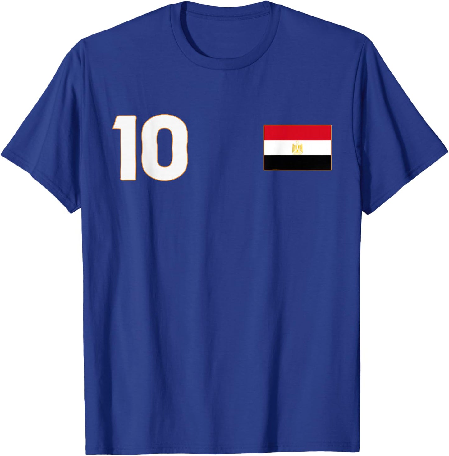 Egypt Flag Number 10 Shield Emblem National Pride T-Shirt - T-Shirt | Royal