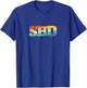 SBD / Squat Bench Deadlift / Powerlifting T-Shirt - T-Shirt | Royal